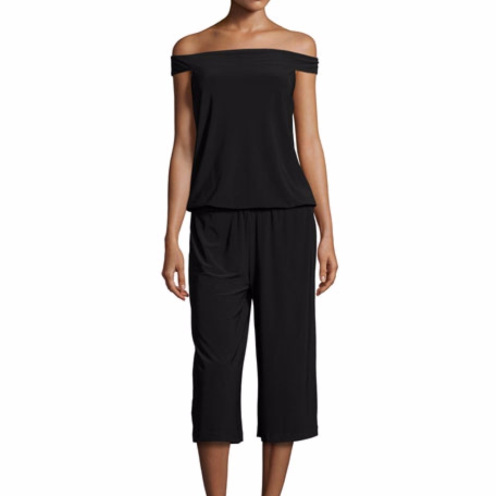 Off-The-Shoulder Culotte Jumpsuit - NWT - Size XL